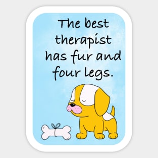 Cute Dog Quotes Sticker